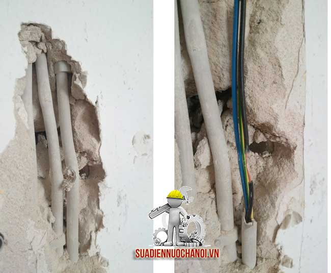 Cách xử lý khi khoan vào dây điện âm tường