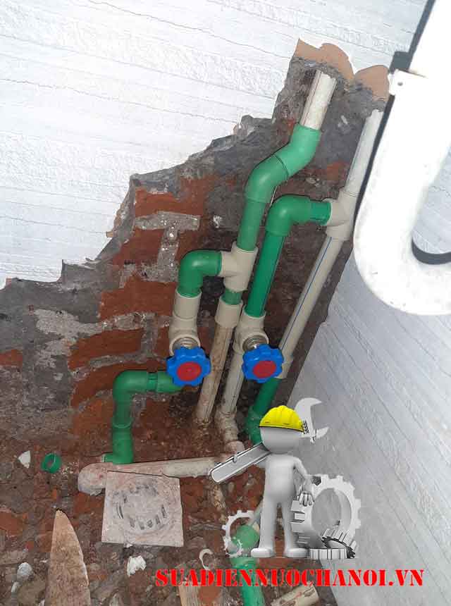 Sửa điện nước nhà anh Học 21/140 Lương Thế Vinh Thanh Xuân