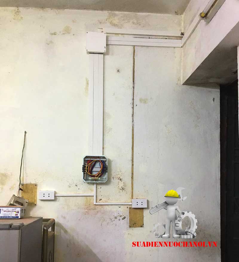 Sửa đường điện nhà chị Dung 79 Điện Biên Ba Đình Hà Nội