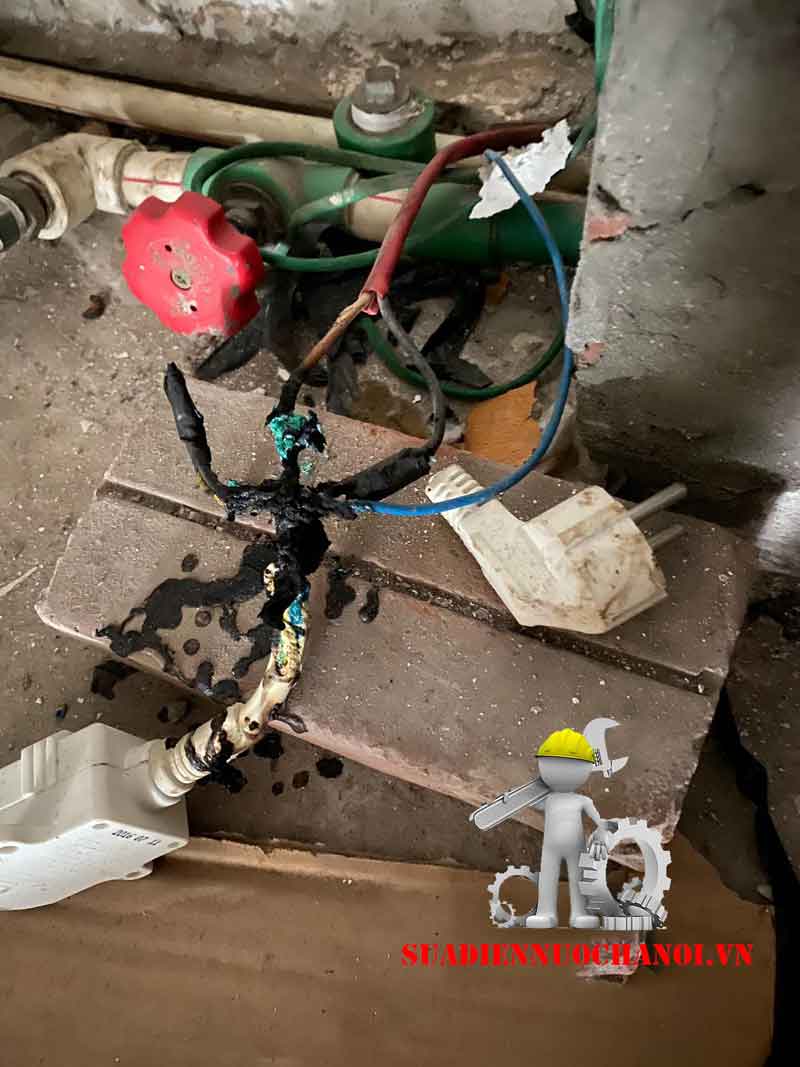 Sửa điện nước nhà chị Hoài 141/75 Liễu Giai Ba Đình Hà Nội