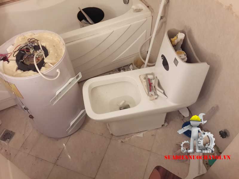 Sửa chữa điện nước nhà anh Khánh 199 Tô Hiệu Hà Cầu Hà Đông