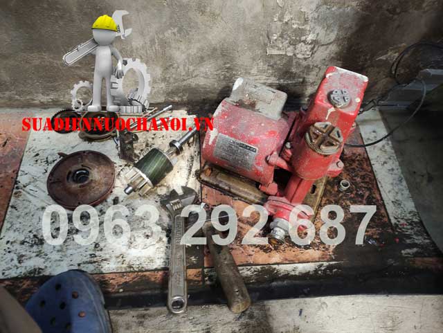 Kubet sửa máy bơm hút chân không các lỗi như: