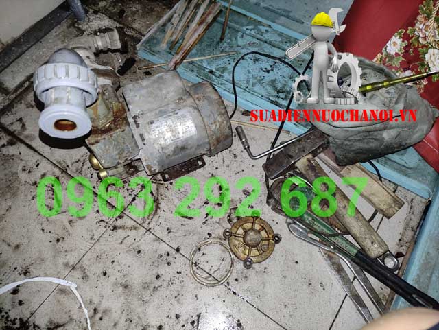 Quy trình sửa máy bơm hút chân không Kubet như sau: