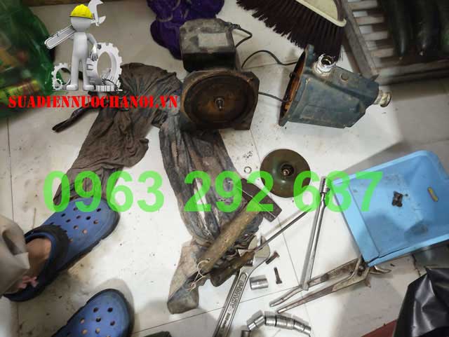 Sửa máy bơm bị kẹt