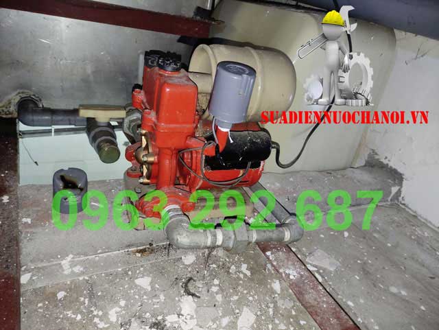 Sửa máy bơm áp bị nhảy áp liên tục, mất áp tại Hoàn Kiếm