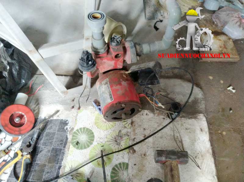 Sửa máy bơm nhà chị Huệ 191 Bà Triệu Hai Bà Trưng Hà Nội
