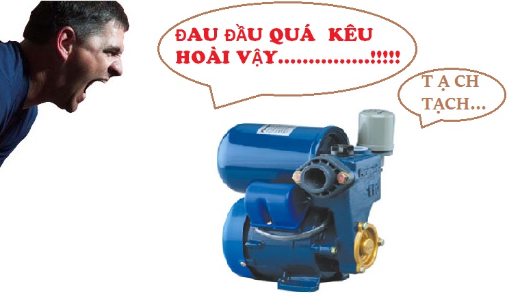 5 nguyên nhân vì sao máy bơm tăng áp kêu tạch tạch liên tục và cách khắc phục